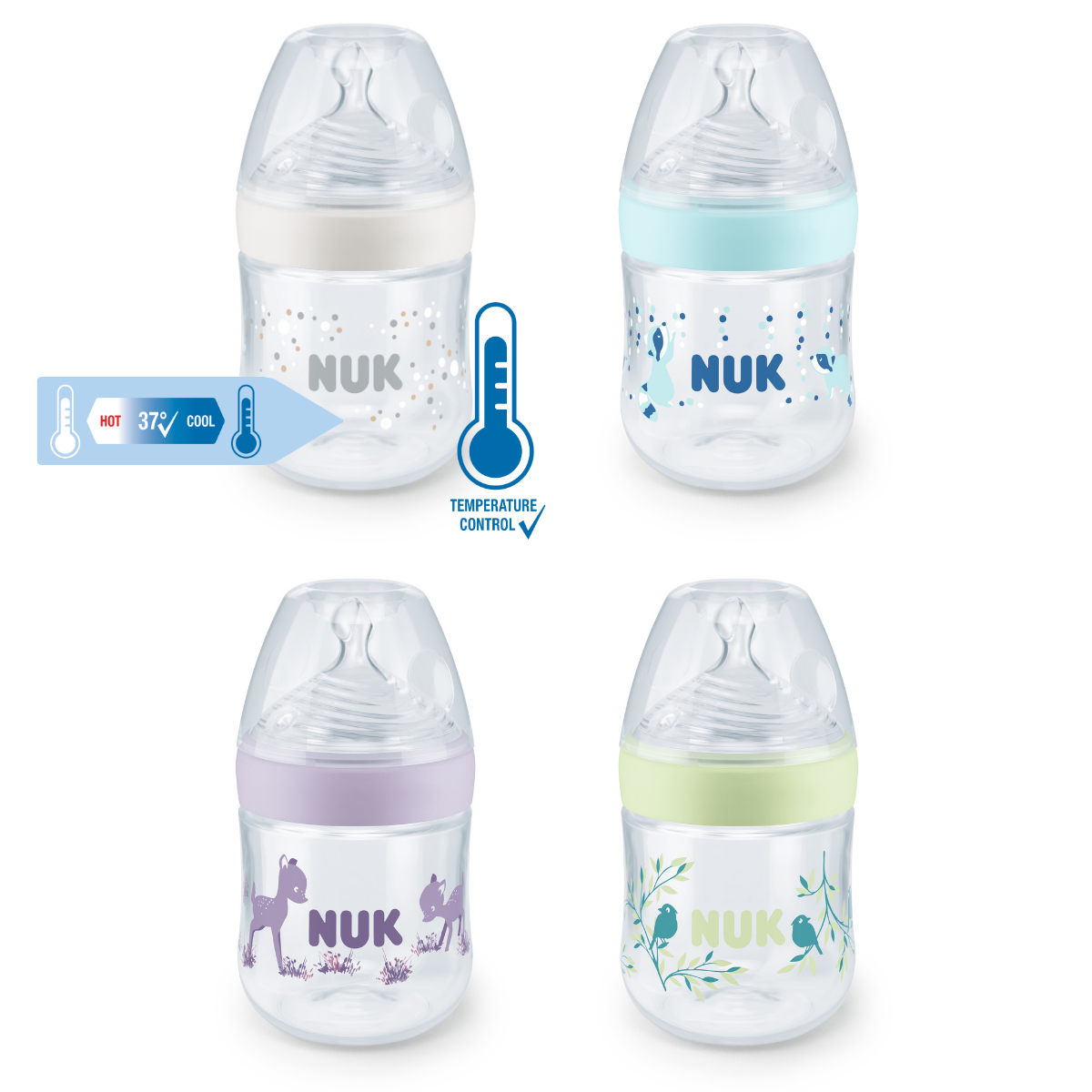 NUK First Choice+ Nappflaska Anti-Kolik 150 ml Random Färg