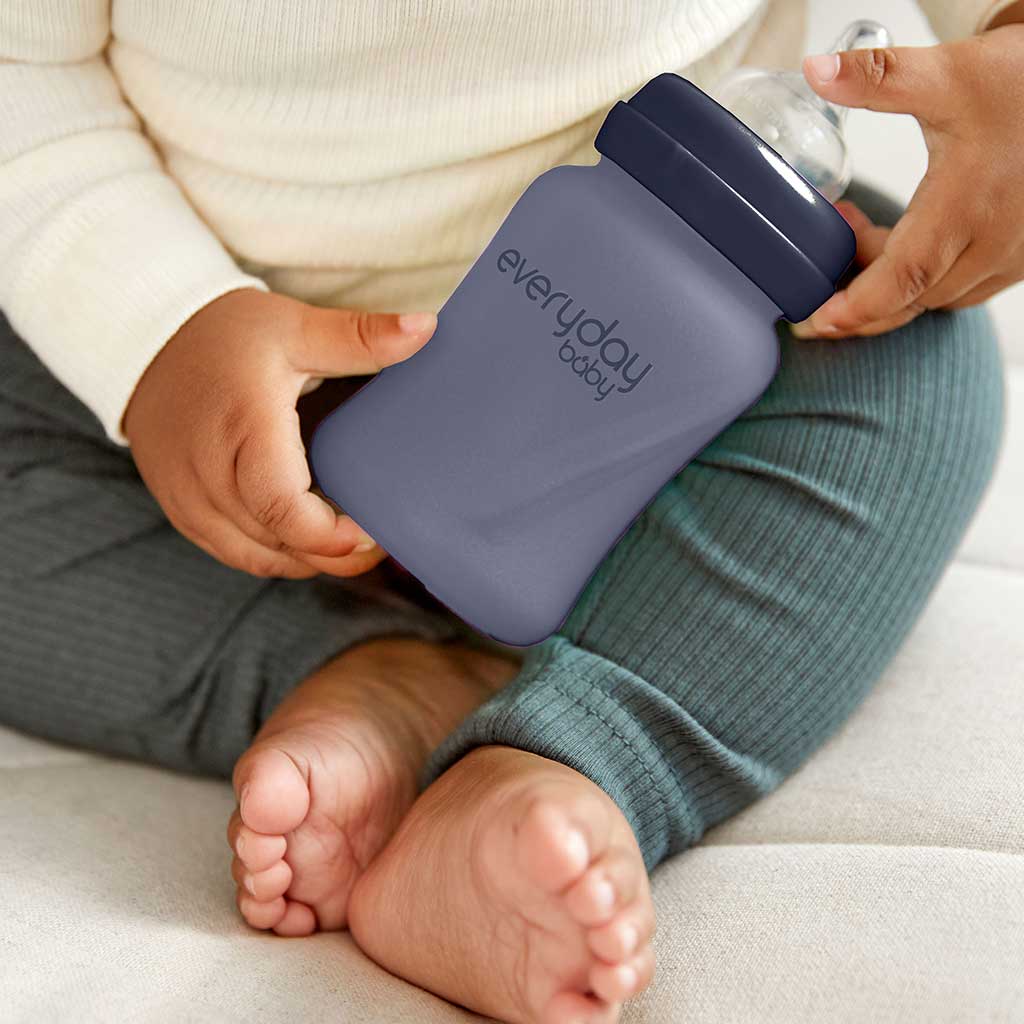 Everyday Baby Nappflaska I Glas Värmeindikerande Healthy+ Blueberry 150 ml 1-pack