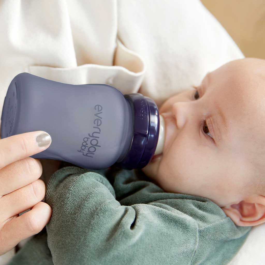 Everyday Baby Nappflaska I Glas Värmeindikerande Healthy+ Blueberry 150 ml 1-pack