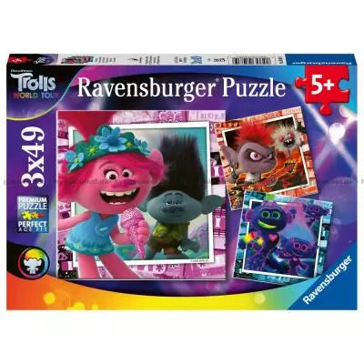 Ravensburger Trolls 2 World Tour Pussel 3x49p