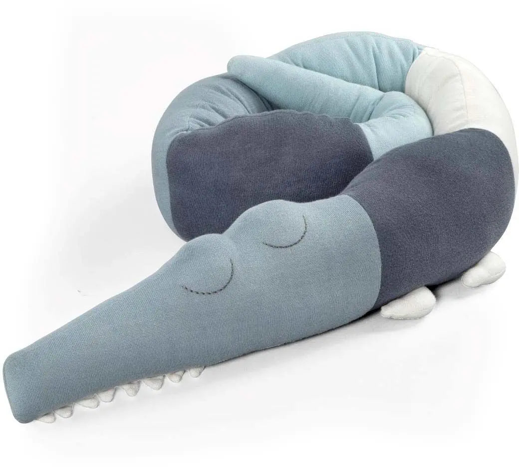 Sebra Kudde Sleepy Croc Powder Blue 190cm