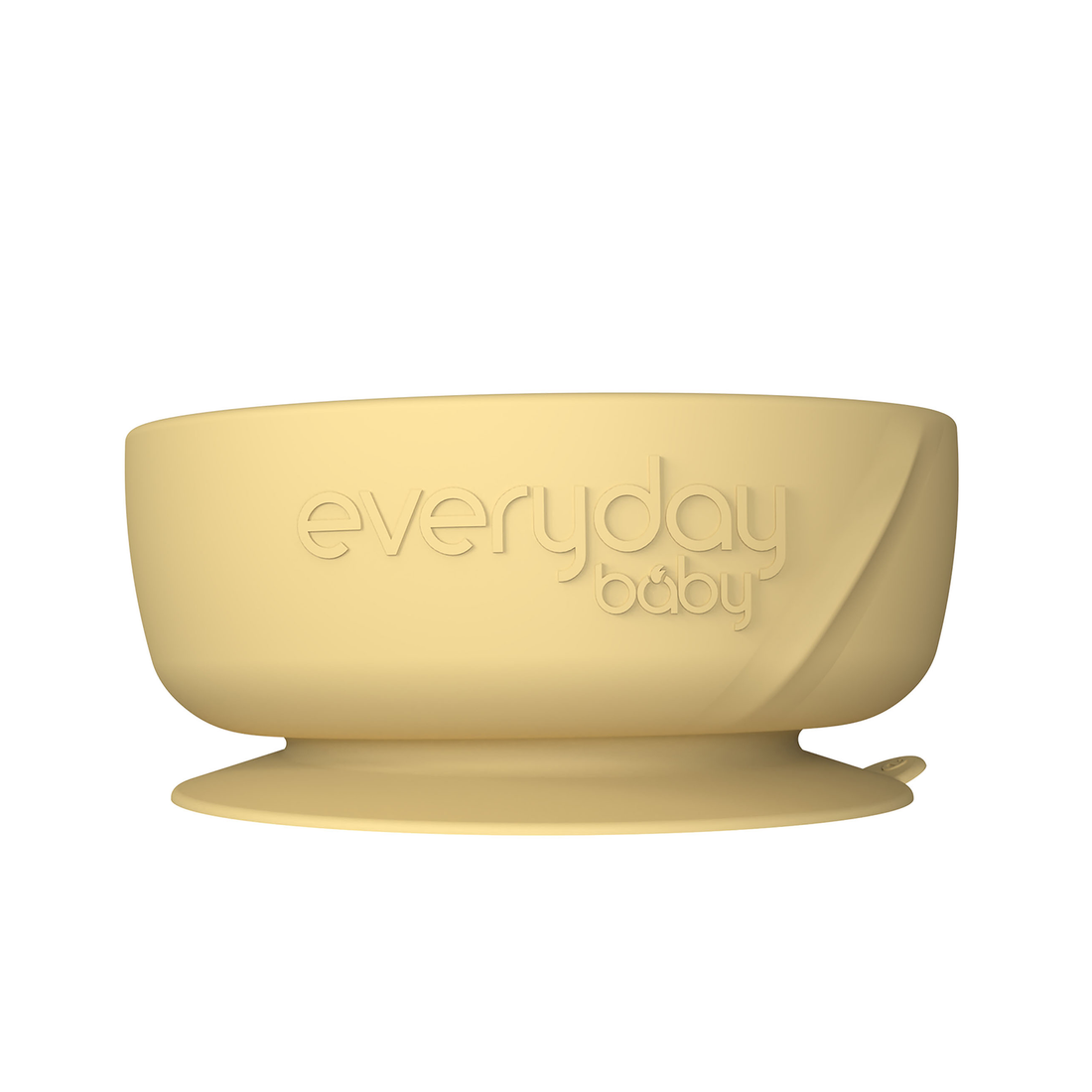 Everyday Baby Skål I Silikon med Sugfunktion Soft Yellow  1-pack