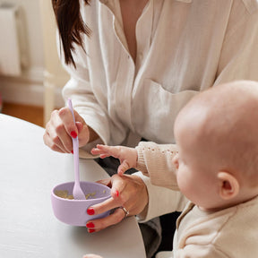 Everyday Baby Barnmatskål I Silikon 2-pack - Light lavender