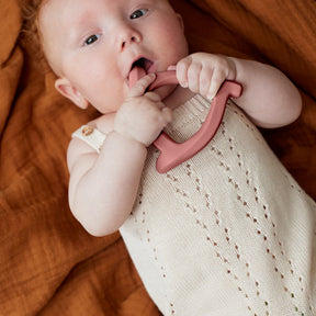 Everyday Baby Bitring I Silikon - Nature Red