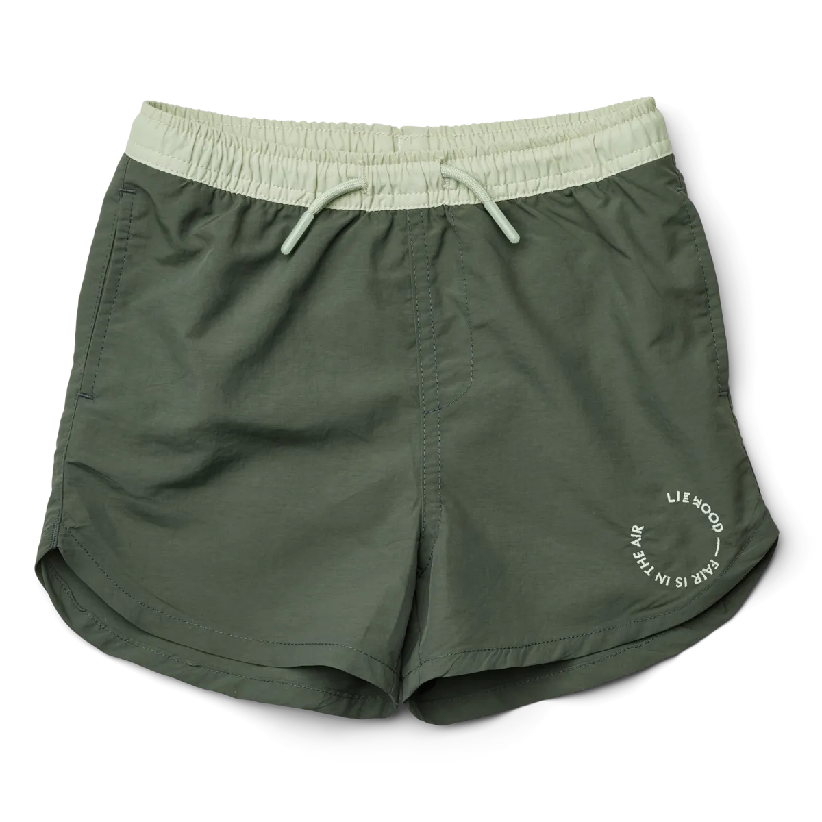 Liewood Aiden Badshorts Hunter Green/Dusty Mint Mix