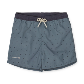 Liewood Duke Badshorts Triangle/Whale Blue