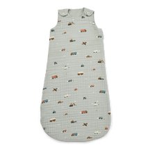 Liewood Flora Sleeping Bag Sovpåse Vehicles/Dove blue