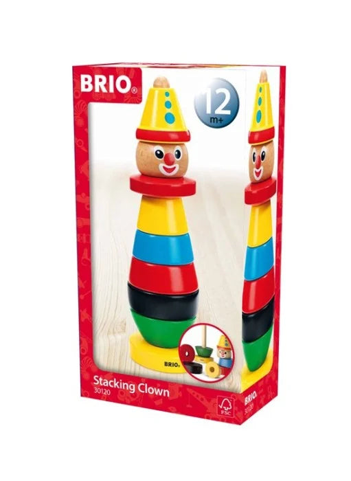 BRIO Stapelleksak Clown