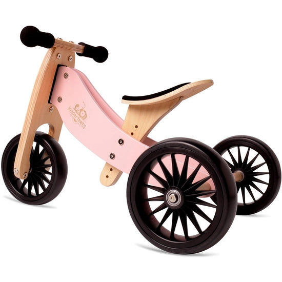Kinderfeets Ecofriendly Trehjuling Sparkcykel Barn Rosa
