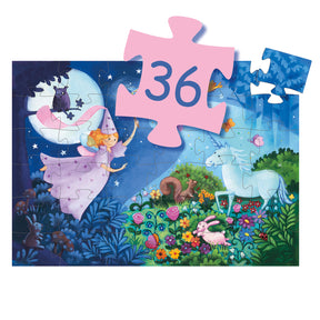 Djeco The Fairy And The Unicorn 36 pcs