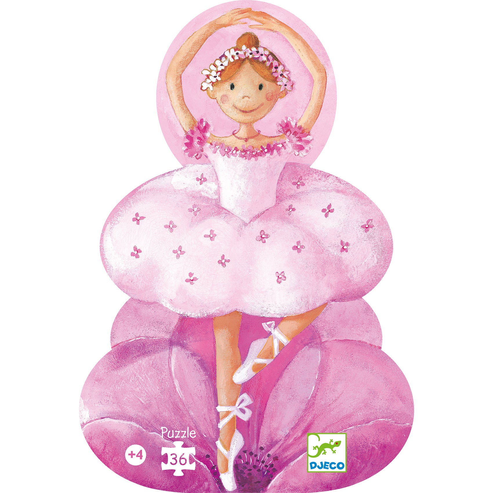 Djeco Ballerina And Flower Puzzle 36 pcs