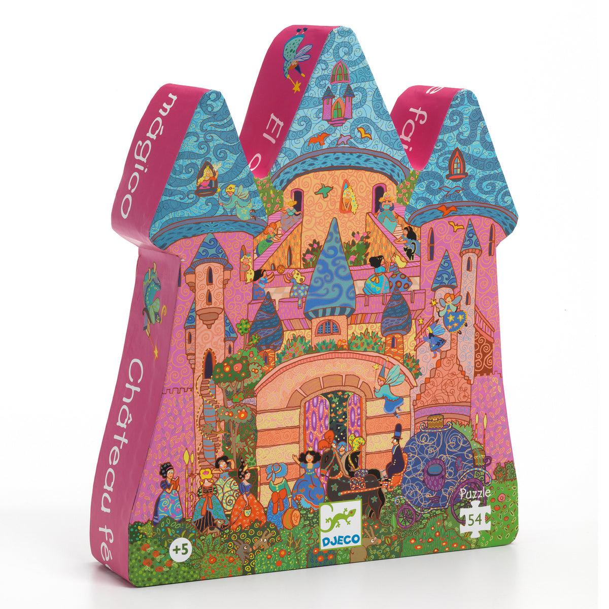 Djeco Siluettpussel Fairy Castle 54 pcs