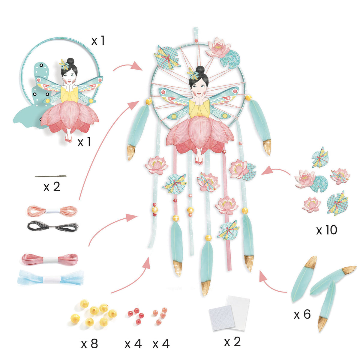 Djeco Pysselset Lotus Fairy FSC MIX