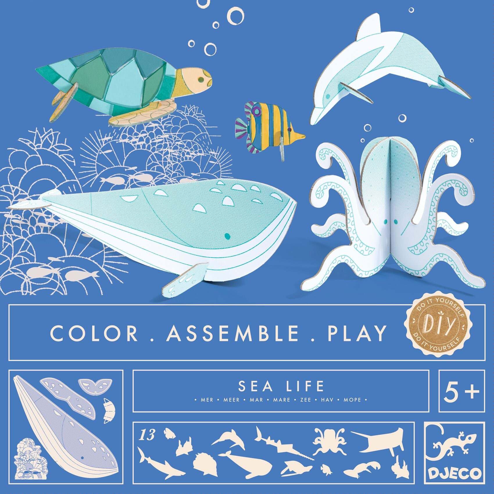 Djeco Pysselset DIY Sea Life