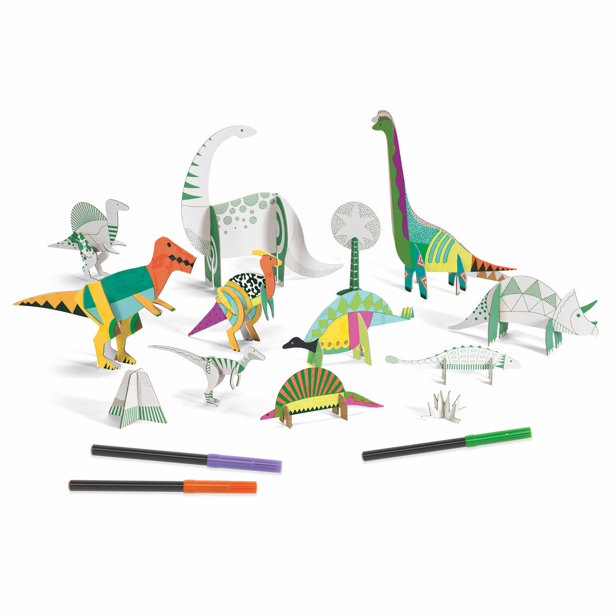 Djeco Pysselset DIY Dinosaurs