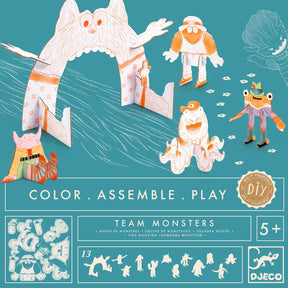 Djeco Pysselset DIY Team Monsters