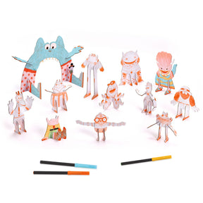 Djeco Pysselset DIY Team Monsters