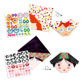 Djeco Origami Pretty Faces