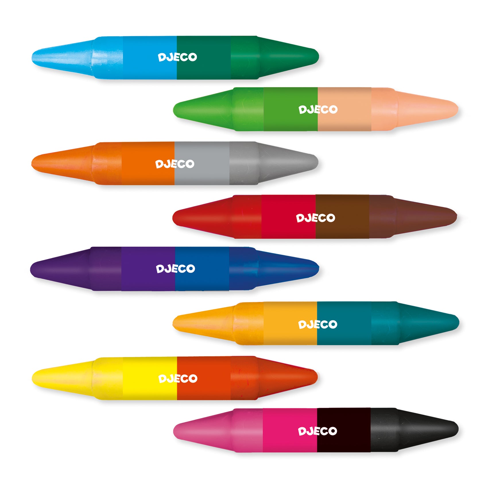 Djeco Kritor 8 Twins Crayons