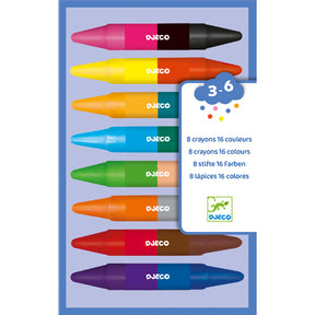 Djeco Kritor 8 Twins Crayons