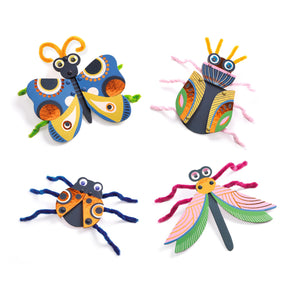 Djeco Pysselset Yarn Bugs Piprensare