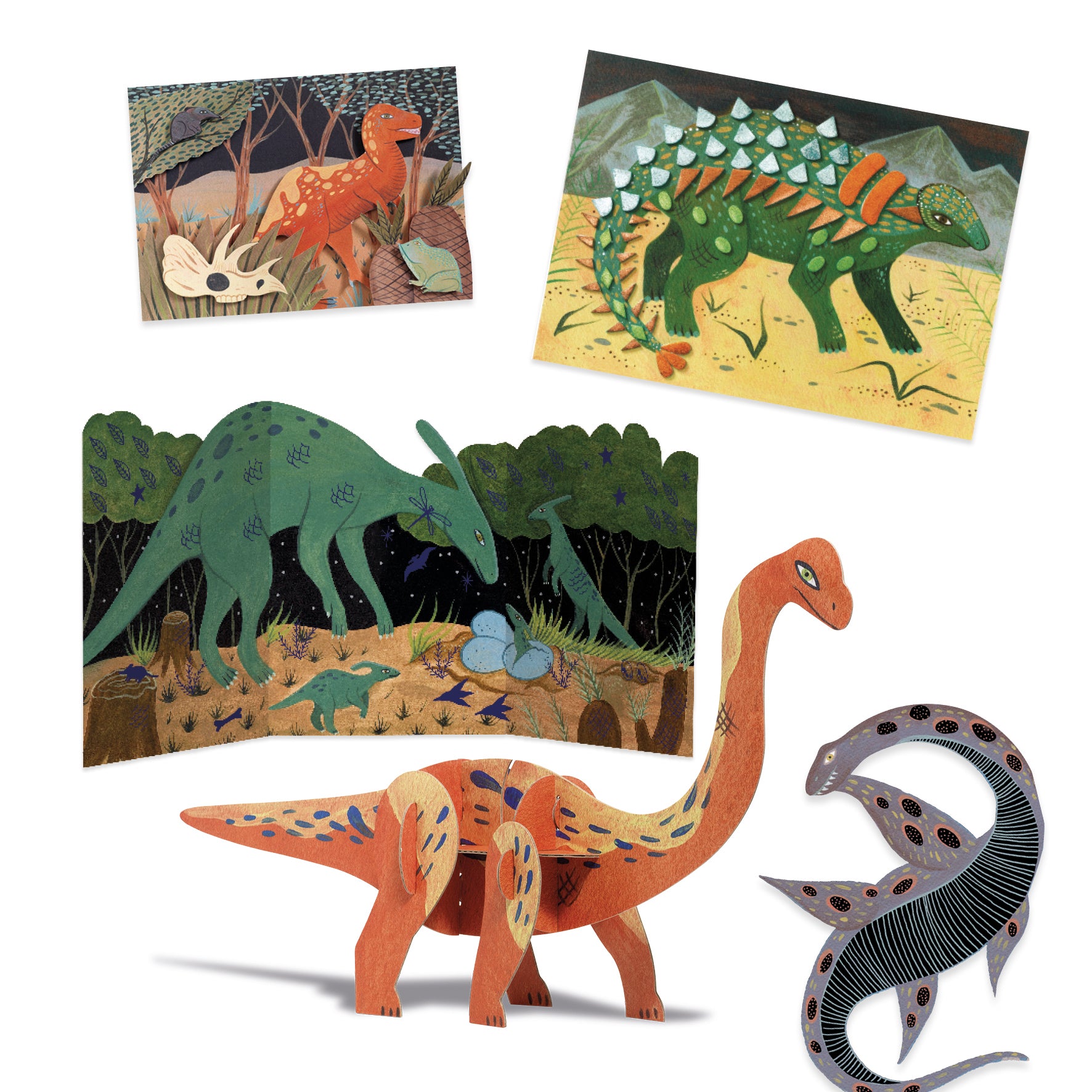 Djeco Pysselset The World Of Dinosaurs