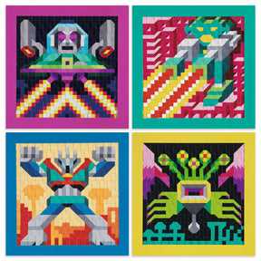 Djeco Pysselset Pixel Weaving Invaders