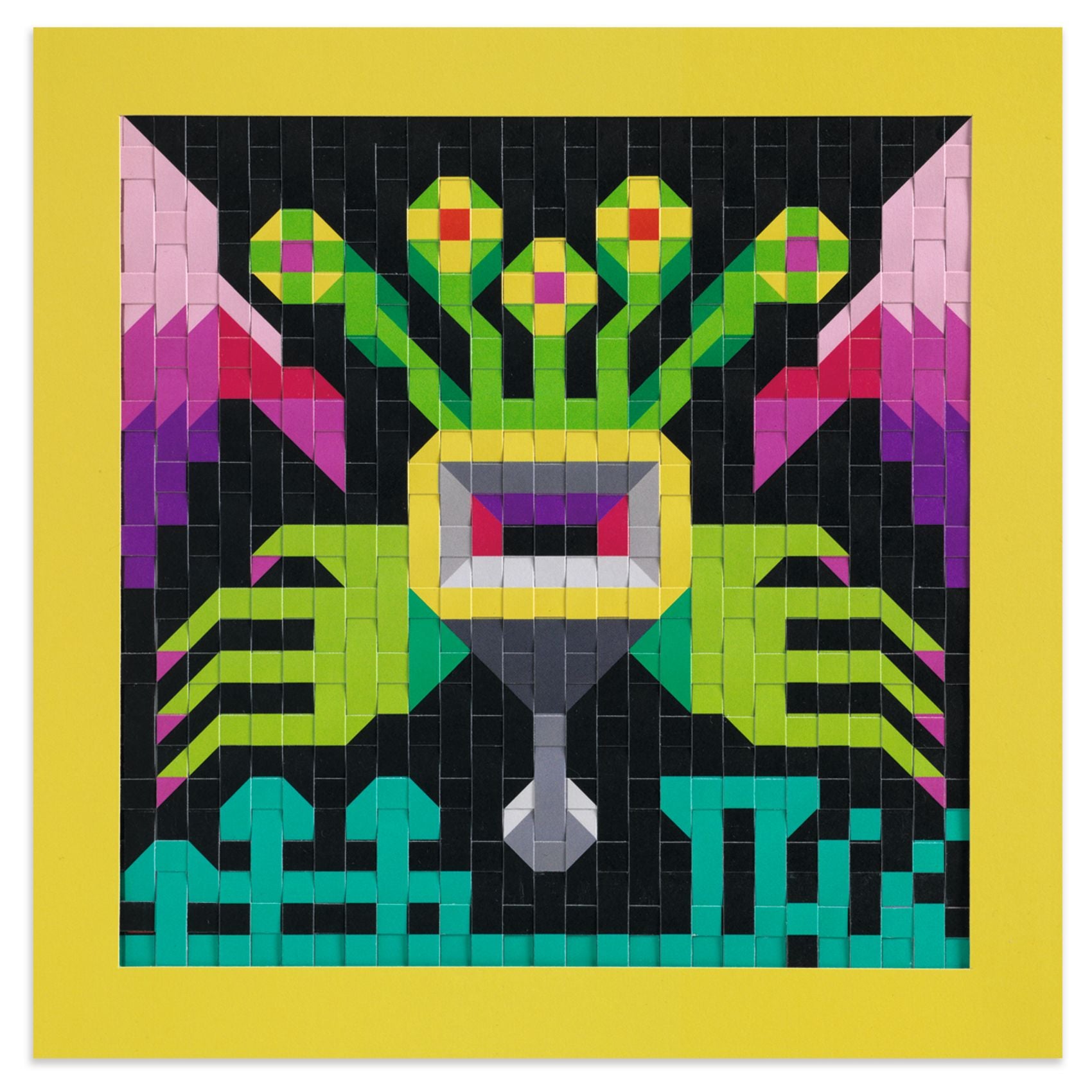 Djeco Pysselset Pixel Weaving Invaders