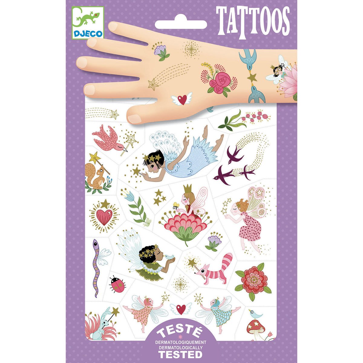 Djeco Tatueringar Fairy Friends