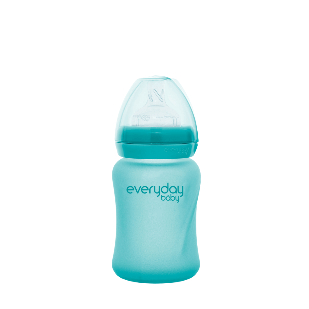 Everyday Baby Nappflaska I Glas Värmeindikerande Healthy+ Turquoise 150 ml 1-pack