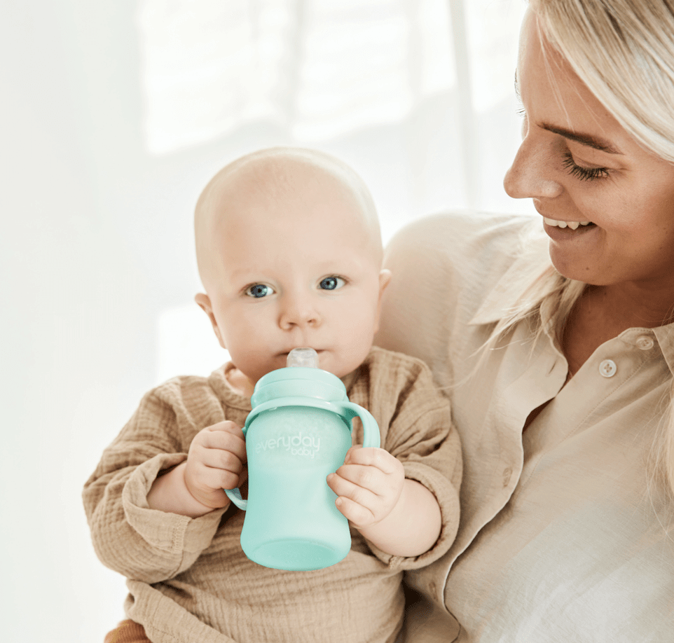 Everyday Baby Pipmuggkit Healthy+ Mint Green  1 st handtag 1 st drickpip