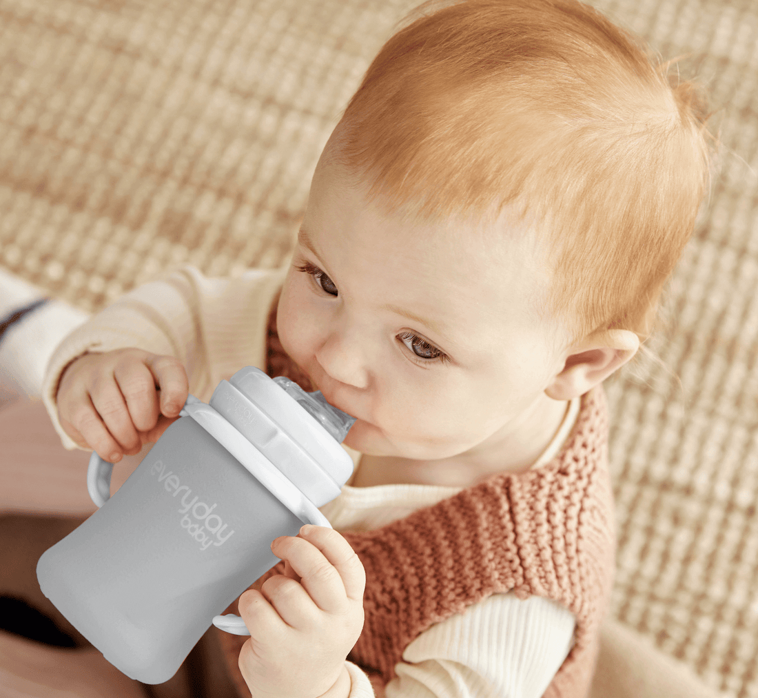 Everyday Baby Pipmuggkit Healthy+ Quiet Gray  1 st handtag 1 st drickpip