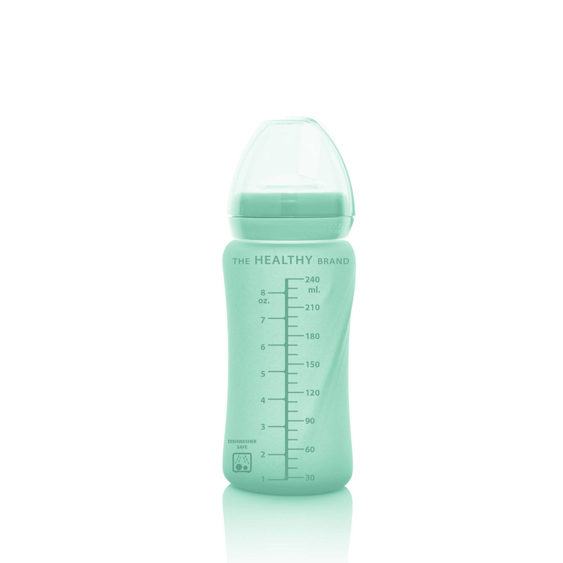 Everyday Baby Sugrörsflaska I Glas Healthy+ Mint Green 240 ml 1-pack