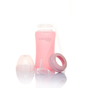 Everyday Baby Sugrörsflaska I Glas Healthy+ Rose Pink 240 ml 1-pack