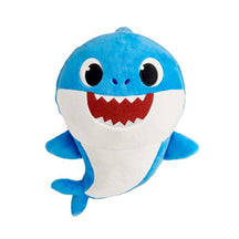 Baby Shark Gosedjur med Ljud Pappa Shark 37cm Blå