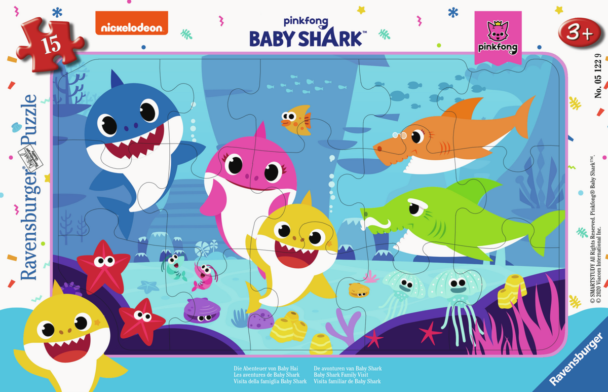 Ravensburger Adventures Of Baby Shark 15 Pussel