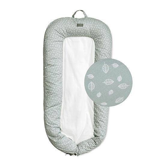 Vinter & Bloom Nordic Leaf Sleep Nest "Mild Green"