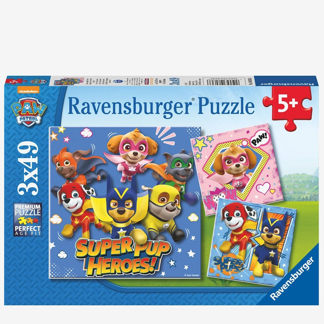 Ravensburger Pussel Paw Patrol Super Pups 3x49p