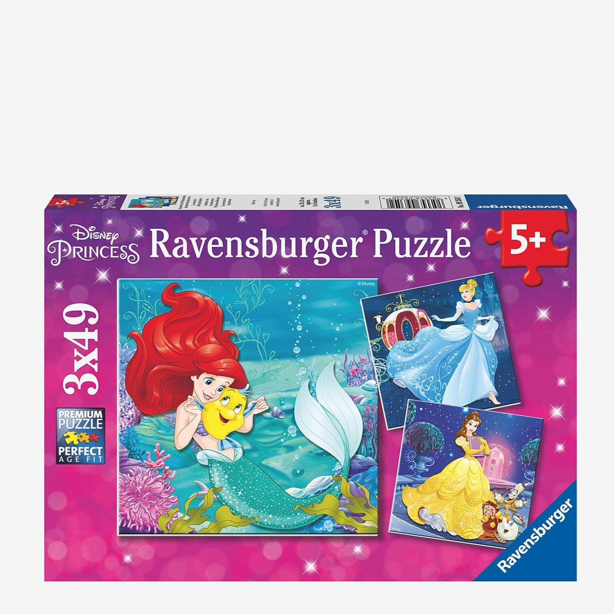 Ravensburger Pussel Princesses Adventure - 3x49p