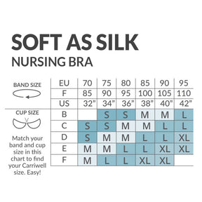 Carriwell Soft as Silk Amnings-BH Svart